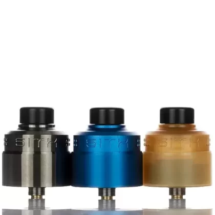 Vaperz Cloud Sith BF 24mm Single Coil RDA (DISCONTINUED) - Brushed Stainless, Gunmetal