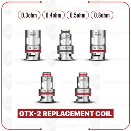 VAPORESSO GTX/GTX-2 Replacement Coil - Thevapersworld