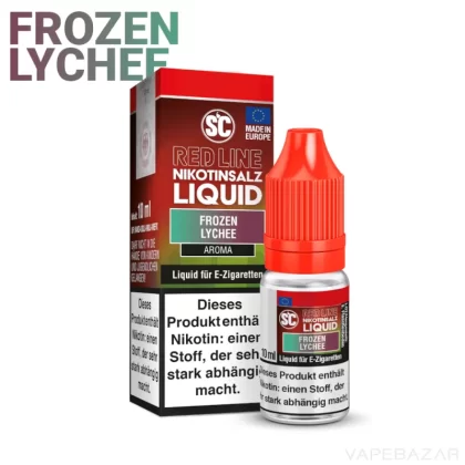 SC Red Line Nikotinsalz Liquid – Frozen Lychee - 10mg/ml, 5mg/ml; Ice