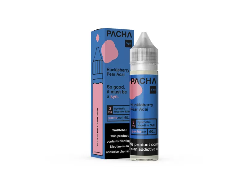 Pacha Syn E-Liquid 60ml - White Peach Ice / 0mg - Vapeciga - Image 3