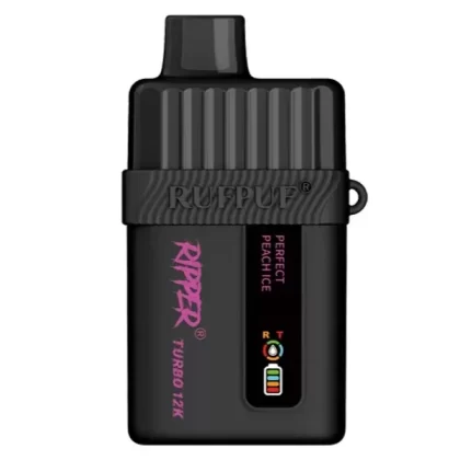 RIPPER TURBO 12K Disposable Vape – Perfect Peach Ice