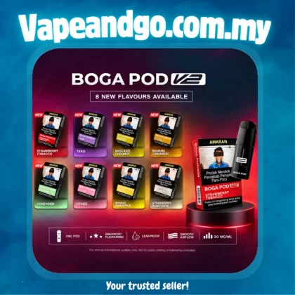 BOGA POD V2 Flavour Pod - Coconut Vanilla, Strawberry Vanilla