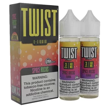 Space Rocks by Twist TFN Series (x2 60mL) - Flavors & Nicotine Level#0mg>3mg>6mg