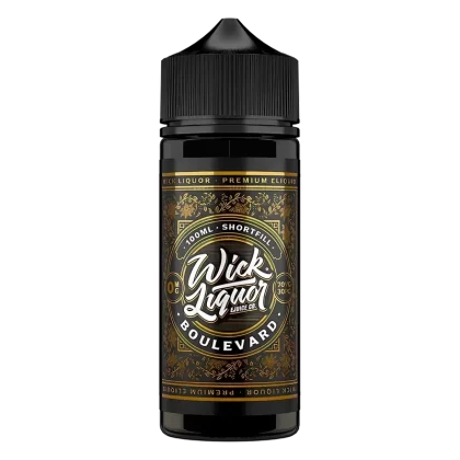 Wick Liquor Boulevard 100ml Vape Juice - Add Nic Shot#0 Nic Shots>1 x 18mg Nic Shot>2 x 18mg Nic Shots