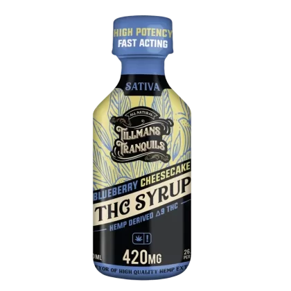 Tillmans Tranquils Blueberry Cheesecake Delta 9 THC Syrup – 420mg