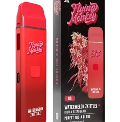 Watermelon Zkittlez Flying Monkey Purest THC-A Blend Disposable 6G - Ejuicewarehouse