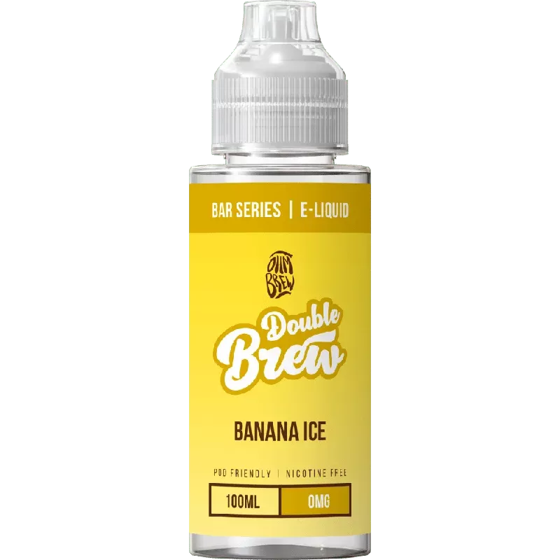 Ohm Brew Double Brew 100ml Shortfill E-Liquid Banana Ice