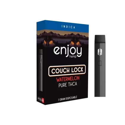 Enjoy Hemp Pure THCA 1ml Disposable for Couch Lock – Watermelon – Indica
