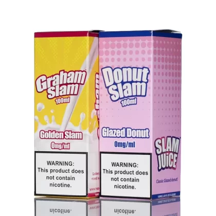 Slam Juice E-Liquid - No Nicotine Vape Juice - 100ml - Donut Slam