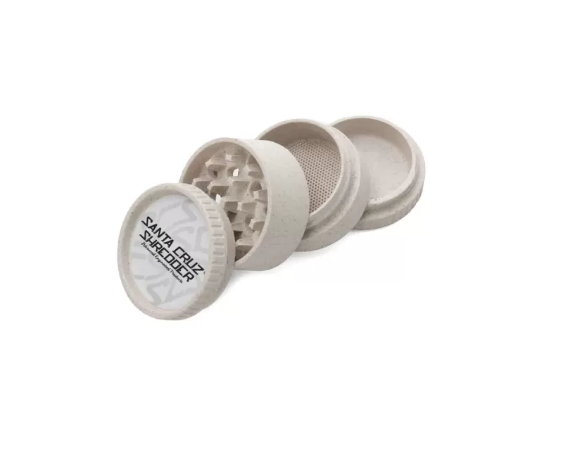 Santa Cruz Shredder – 4-Piece hemp grinder - Black, Blue