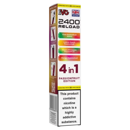 Passionfruit Edition IVG 2400 Refill Pods - 20mg - Vape Product (76A824)