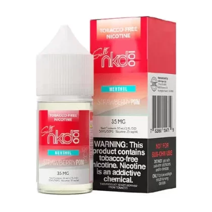 Salt Naked 100 Menthol Strawberry Pom