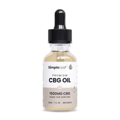 Simple Leaf Premium CBG Oil - Ejuicewarehouse