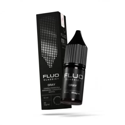 Liquid Fluo Salt Classic 20mg 10ml Gray