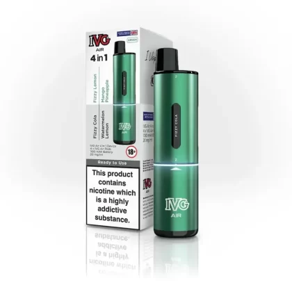 IVG Air 4-in-1 Prefilled Pod Kit - Pack of 5 - Silver Edition