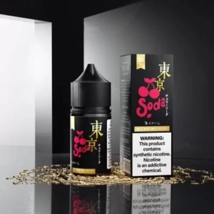 Tokyo Golden – Cherry Soda Saltnic - NICOTINE#20MG>30MG>50MG (29735C)