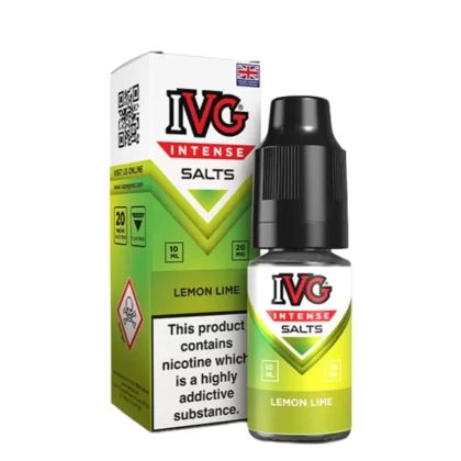 Lemon Lime Nic Salts E-Liquid Intense Salts Series by IVG (10ml) - 10mg