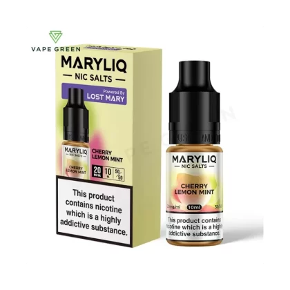 Cherry Lemon Mint Nic Salt E-Liquid by Lost Mary Maryliq - Eliquidsupply