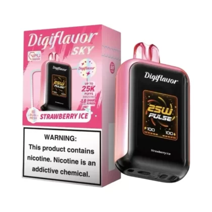Strawberry Ice – Geek Bar Digiflavor Sky 25000 - Vape Store