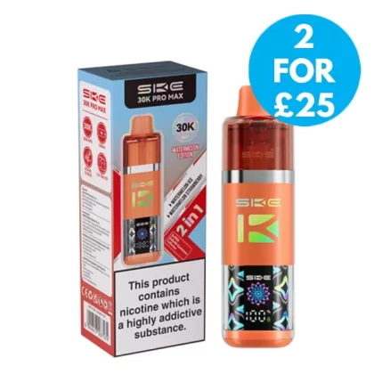 SKE Crystal 30k Pro Max Prefilled Vape Kit 20mg (2%) - Vape Co