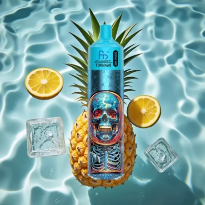 Fumot RandM Tornado 30000 Puffs Pineapple Ice Disposable Vape 30mL 5% Nicotine 600mAh - Bangvapeaustralia