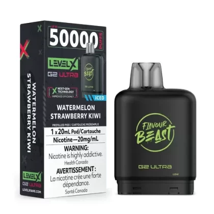 Level X Flavour Beast G2 Ultra – Watermelon Strawberry Kiwi Iced
