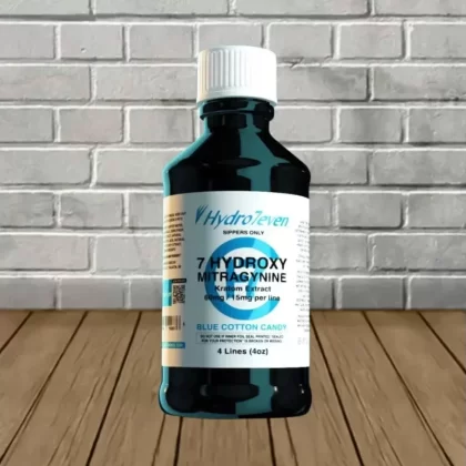 Hydro7even 7-Hydroxy Mitragynine Extract Syrup 60mg - flavors#Blue Cotton Candy>Grape Ape>Cherry Limeade>Watermelon Slush (01A754)