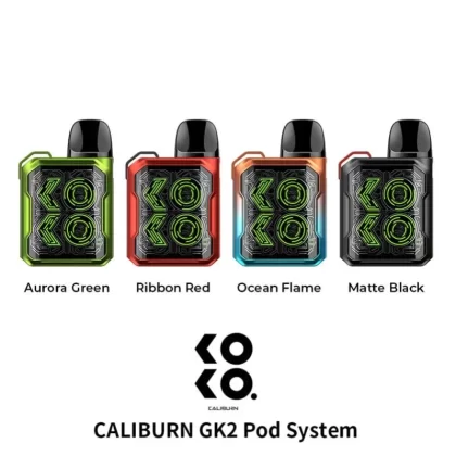 Uwell Caliburn GK2 Pod Kit - Ribbon Red - Vapourdeal Co