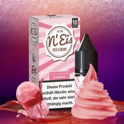 n’EIS Hybrid Nikotinsalz Liquid – Erdbeere - Vapebazar