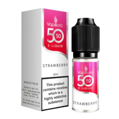 Strawberry E-Liquid 50/50 Series by Vapouriz (10ml) - 3mg