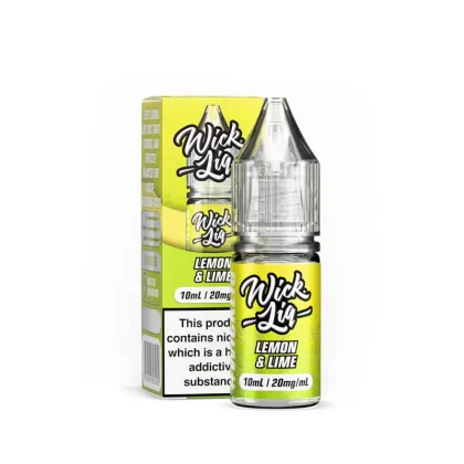 Wick Liq Bar Juice Lemon & Lime 10ml Nic Salts E-Liquid - 10mg