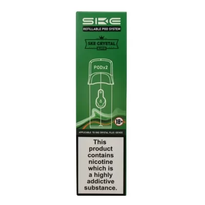 SKE CRYSTAL PLUS 2ML REFILLABLE POD 2 PACK