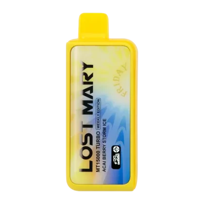 Acai Berry Storm Ice Lost Mary MT15000 Turbo – Friday - Consumer, VAP; Vape Product; 5 Pack, Single