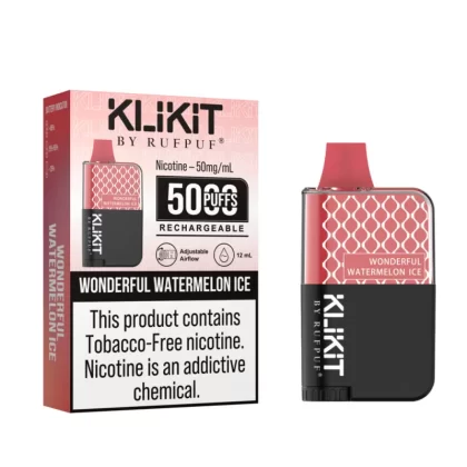 KLIKIT Wonderful Watermelon Ice Disposable Vape 50mg – 5000Puffs