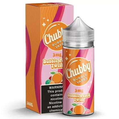Bubble Peach Twist by Chubby Bubble Vapes 100ml - Vaporider Deals