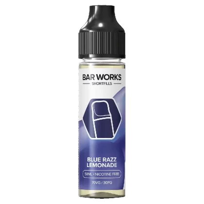 Blue Razz Lemonade Shortfill by Bar Works – 50ml