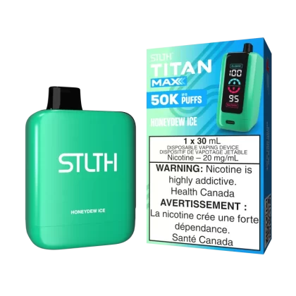 STLTH TITAN MAX - Honeydew Ice - 20 mg/mL (wholeseller) - Excise ON, 20 mg/mL - ON (8EFB0E)