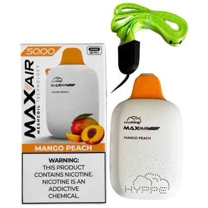 Hyppe Max Air 5000 Mango Peach - Vape Store