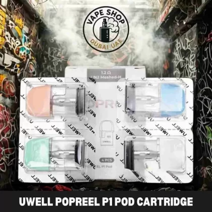 Uwell Popreel P1 Pod Cartridge 2ml (4pcs/pack) in Dubai UAE - Vape Store