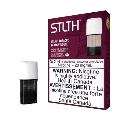 STLTH Pod Pack - Velvet Tobacco - 20 mg/mL (wholeseller) - Excise ON, 20 mg/mL - ON (644B53)