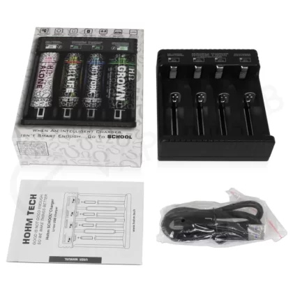 HOHM TECH SCHOOL 4 4A USB-C VAPE BATTERY CHARGER