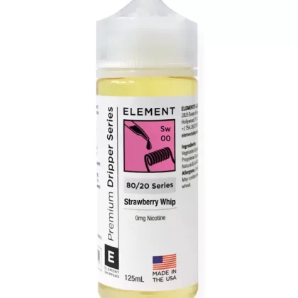 Strawberry Whip Element E Liquid Dripper Series 120ml - 3mg