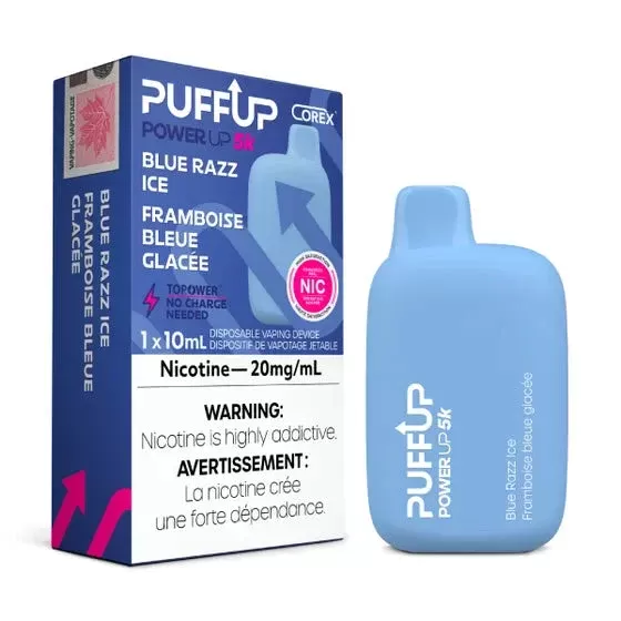 PUFF UP 5K – BLUE RAZZ ICED