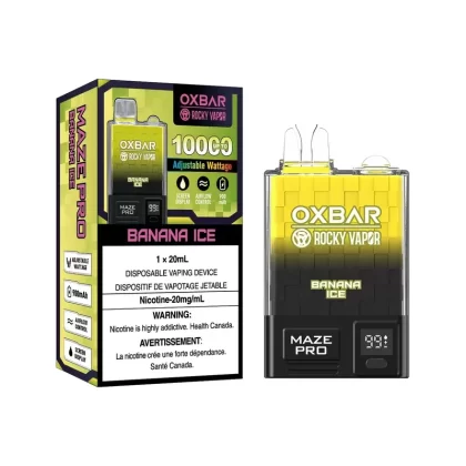 Oxbar Maze Pro – Banana Ice – 10000 Puffs