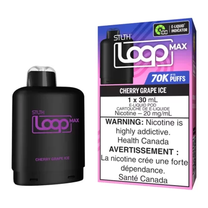 STLTH Loop Max E-Liquid Pod Pack - Cherry Grape Ice 30ml - 20mg/ml