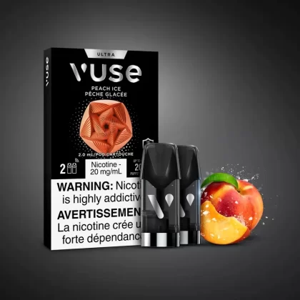 Peach Ice E-Liquid Vuse Ultra Pods