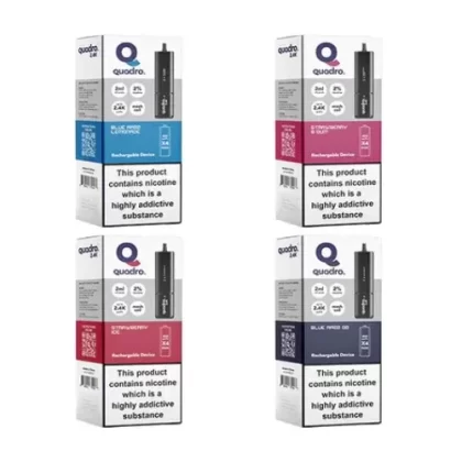 Quadro 2.4K 4 In 1 Black Series Kit 2400 Puffs