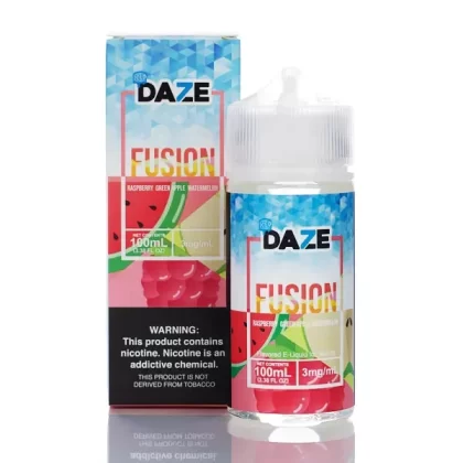 7 Daze Fusion TFN - Raspberry Green Apple Watermelon ICED - 100ml - 3mg