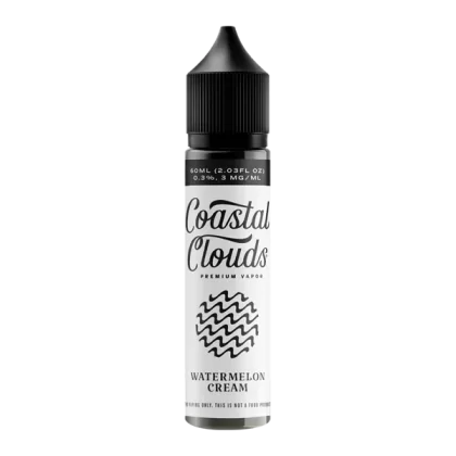Watermelon Cream Coastal Clouds E-Juice - Site#VAP~Nicotine#3mg>6mg~Size#Single