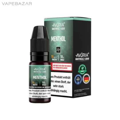 Avoria Nikotinsalz Liquid – Menthol - Vapebazar